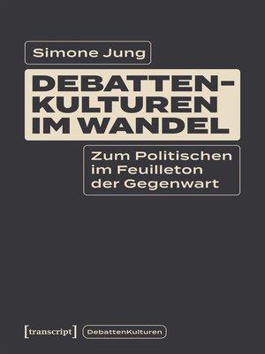 cover image of Debattenkulturen im Wandel